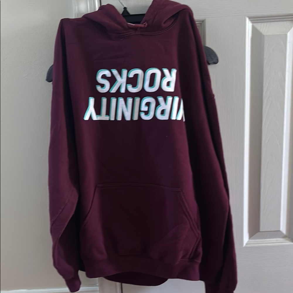 Danny Duncan Burgundy in Hoodie